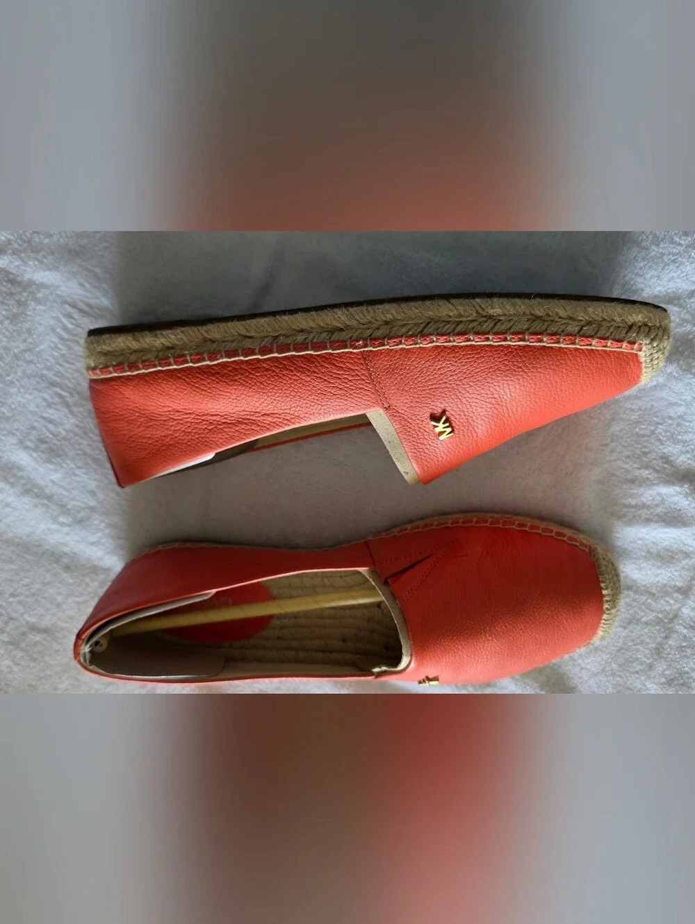 Michael Kors Kendrick Espadrille Flats In Grapefruit